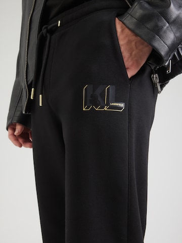 Karl Lagerfeld Tapered Hose in Schwarz