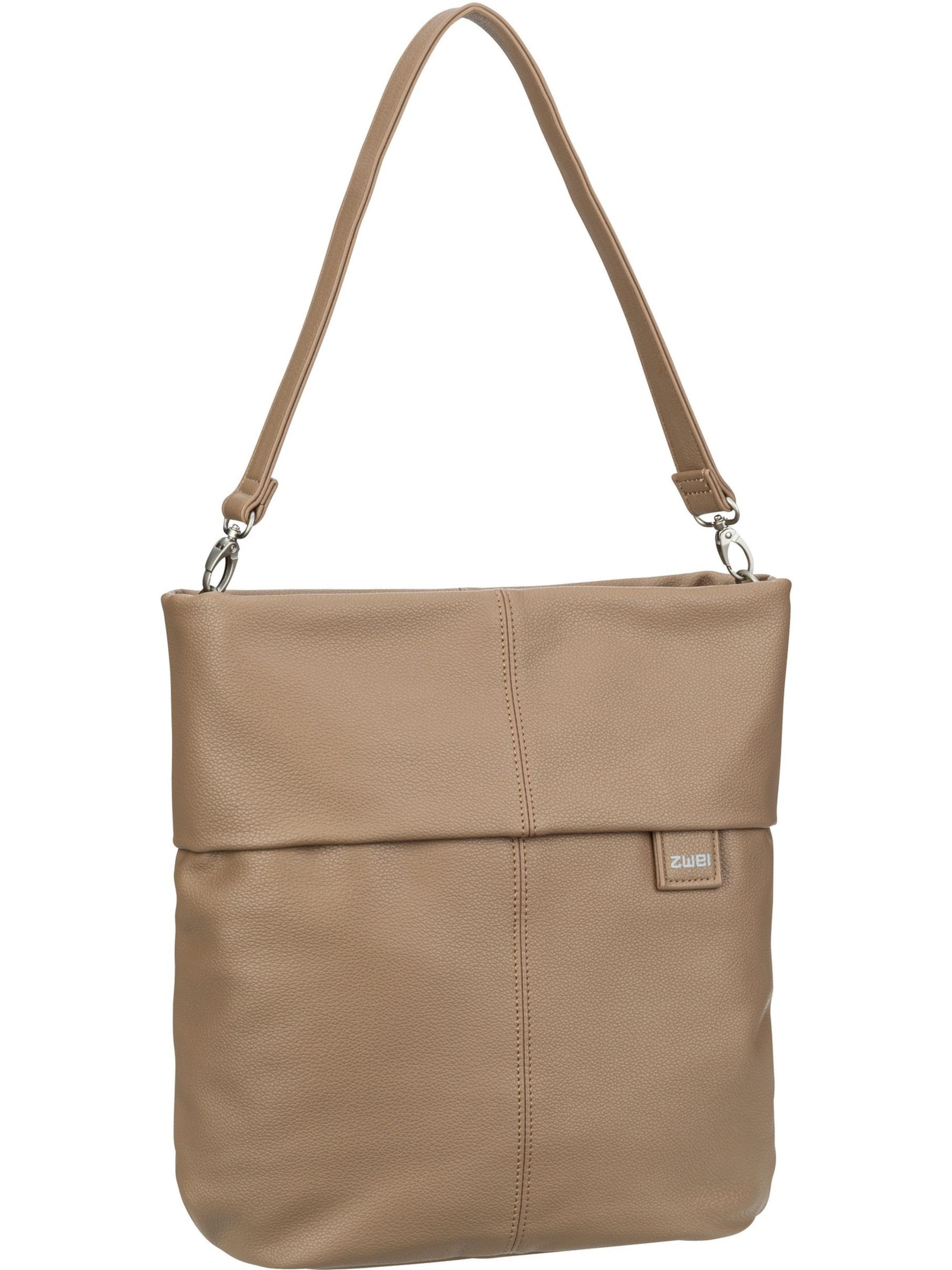 ZWEI Handbag 'Mademoiselle' in Brown: front