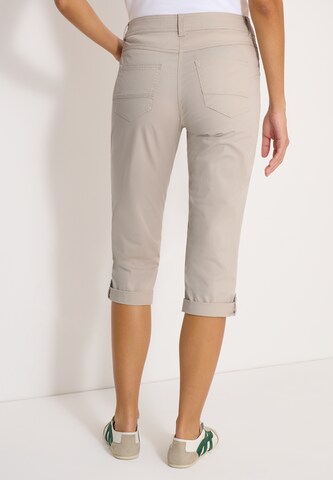 CECIL Slim fit Pants 'New York' in Beige