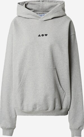 NU-IN - Sweatshirt em cinzento: frente