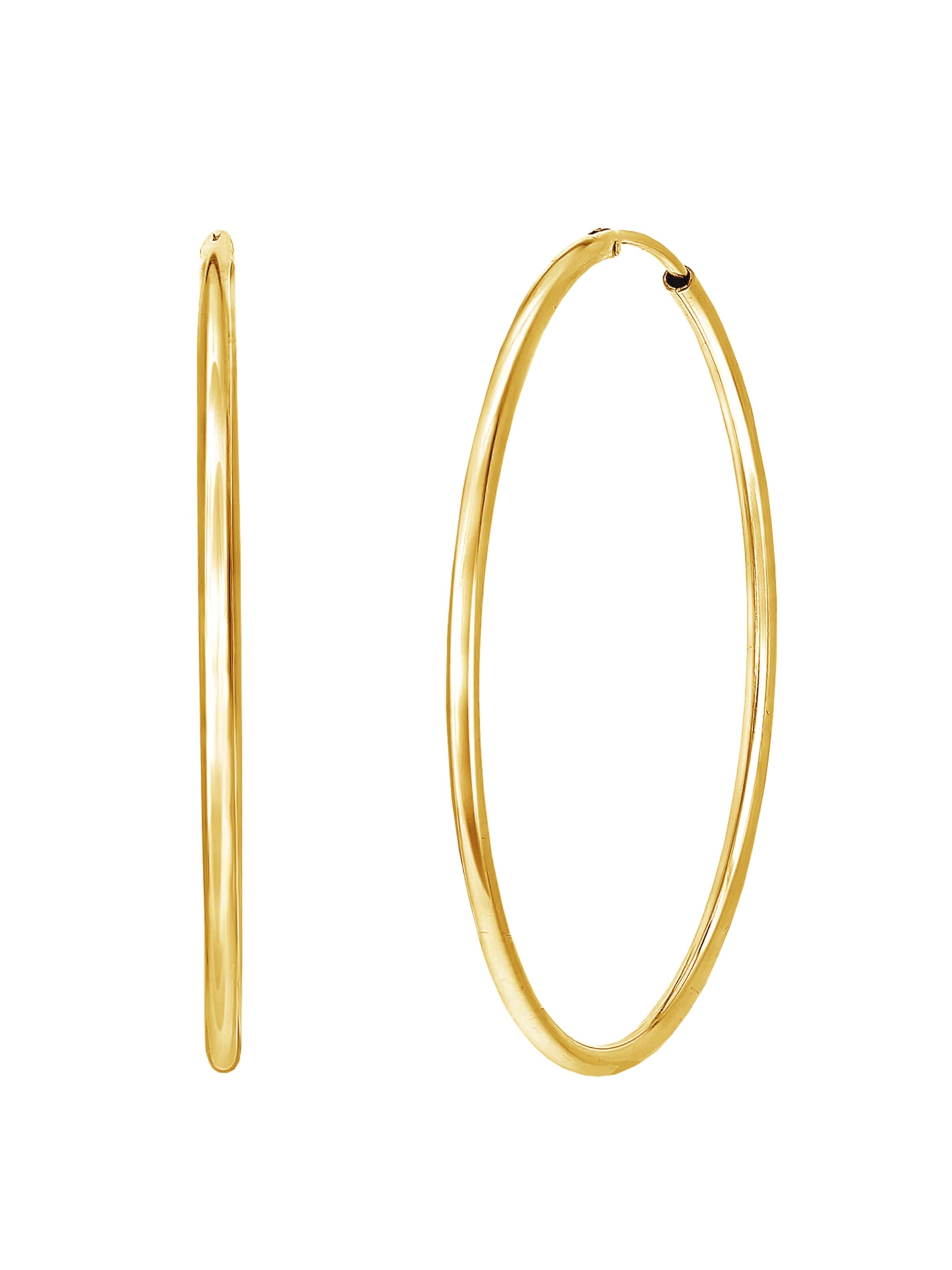 Lucardi Oorbellen in Goud: voorkant