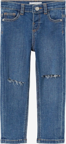 MANGO KIDS Slimfit Jeans 'Sky' in Blauw: voorkant