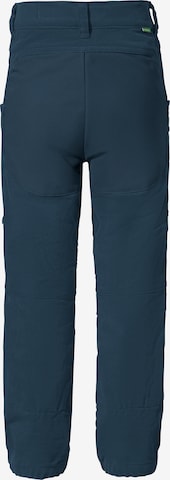 VAUDE Regular Athletic Pants 'KD Caprea Cord P' in Blue