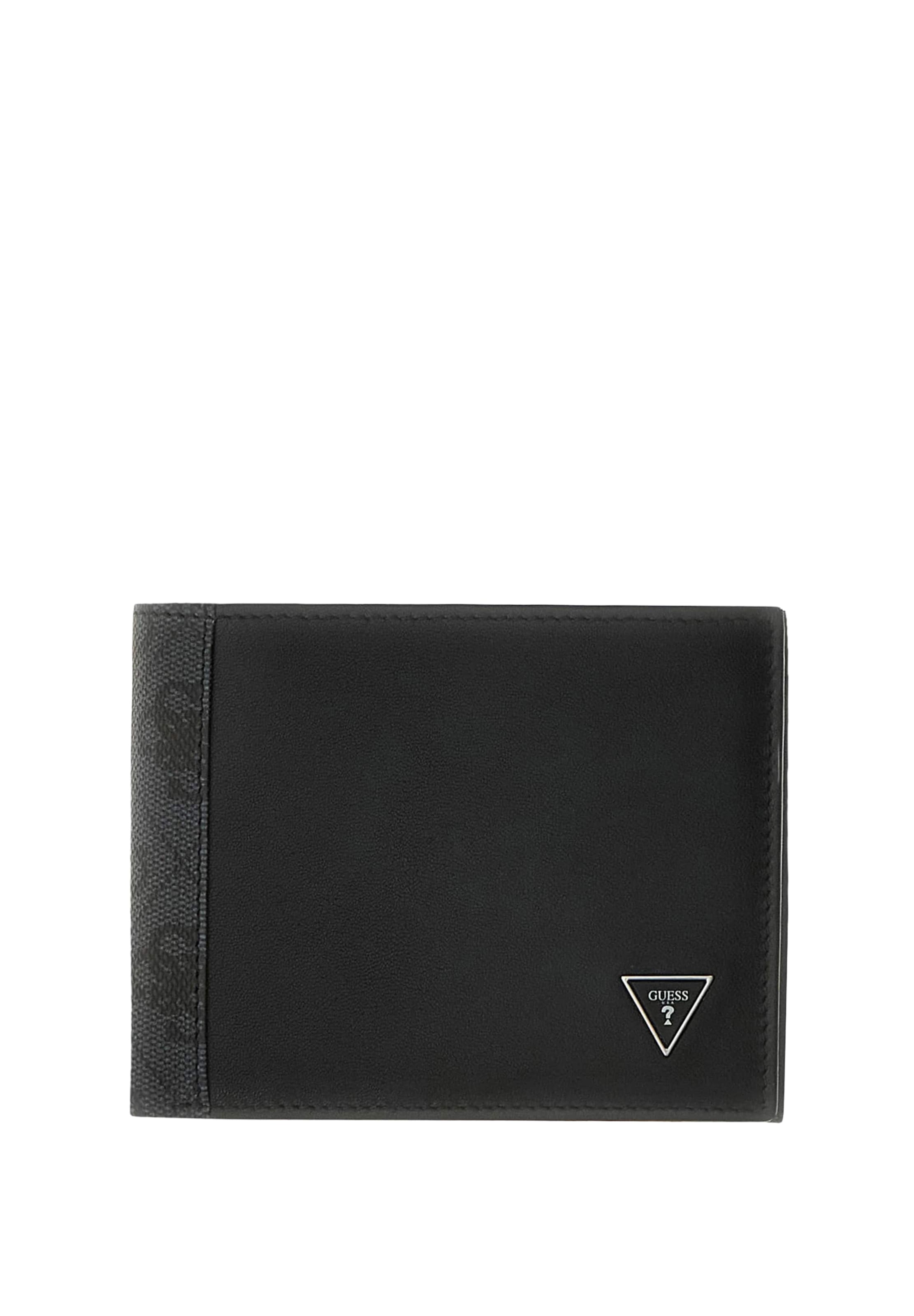 GUESS Wallet 'Sidney' in Black: front