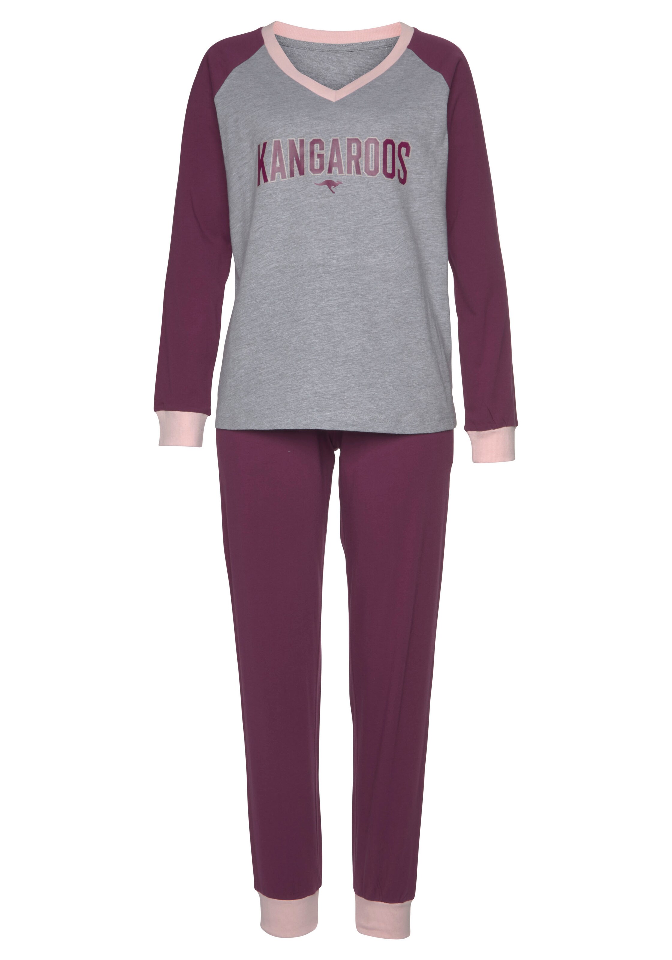 KangaROOS Pajama in Purple: front