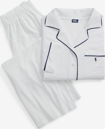 Pyjama ' Long Sleeve Set ' Polo Ralph Lauren en gris : devant