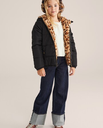 WE Fashion Jacke in Schwarz