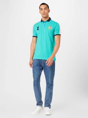 Hackett London Poloshirt in Blau