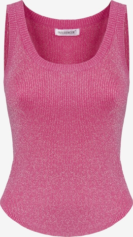 Tops en tricot Influencer en rose : devant