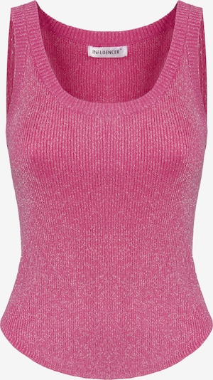 Megzta palaidinė be rankovių iš Influencer, spalva – rožinė, Prekių apžvalga