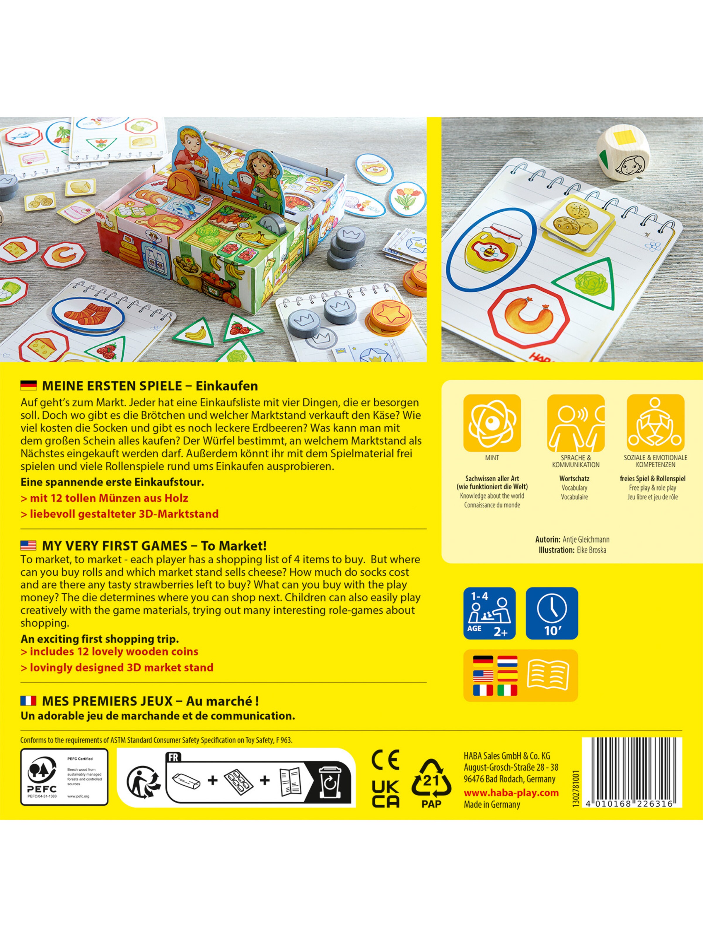 HABA Game ' Einkauf ' in Mixed colors