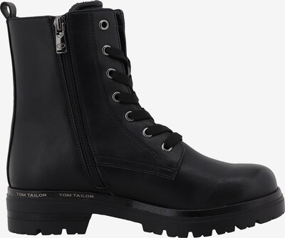 TOM TAILOR Schnürstiefelette in 36 in schwarz, Produktansicht