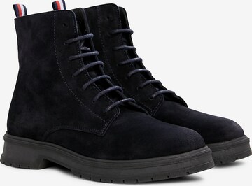 TOMMY HILFIGER Lace-Up Boots in Blue