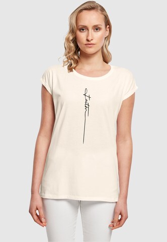 Merchcode Shirt in Beige: Vorderseite
