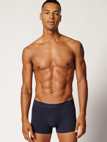 Boxers Skiny en bleu : devant