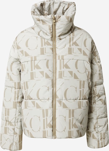 Calvin Klein Jeans Jacke in Beige: predná strana