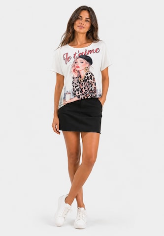 Key Largo - Camiseta 'Femme' en blanco
