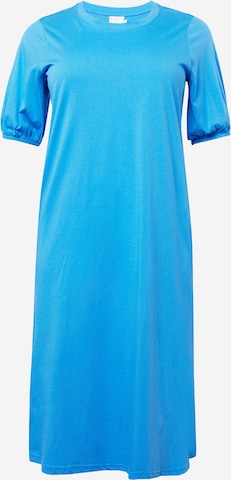 KAFFE CURVE - Vestido 'Erna' em azul: frente