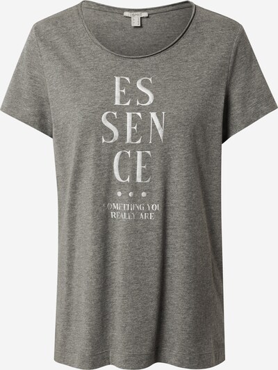 ESPRIT T-Shirt in hellgrau / dunkelgrau, Produktansicht