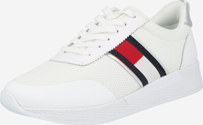 Tommy Jeans Låg sneaker i marinblå / röd / silver / vit, Produktvy