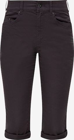 Coupe slim Pantalon QS en gris : devant