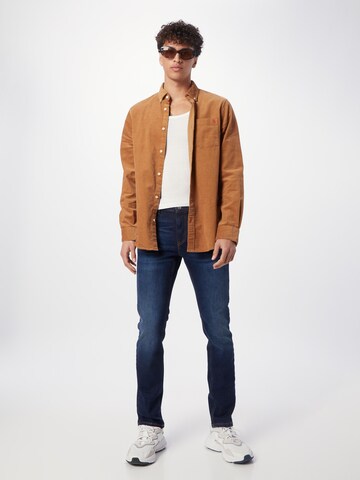 SCOTCH & SODA Regularny krój Koszula w kolorze brązowy
