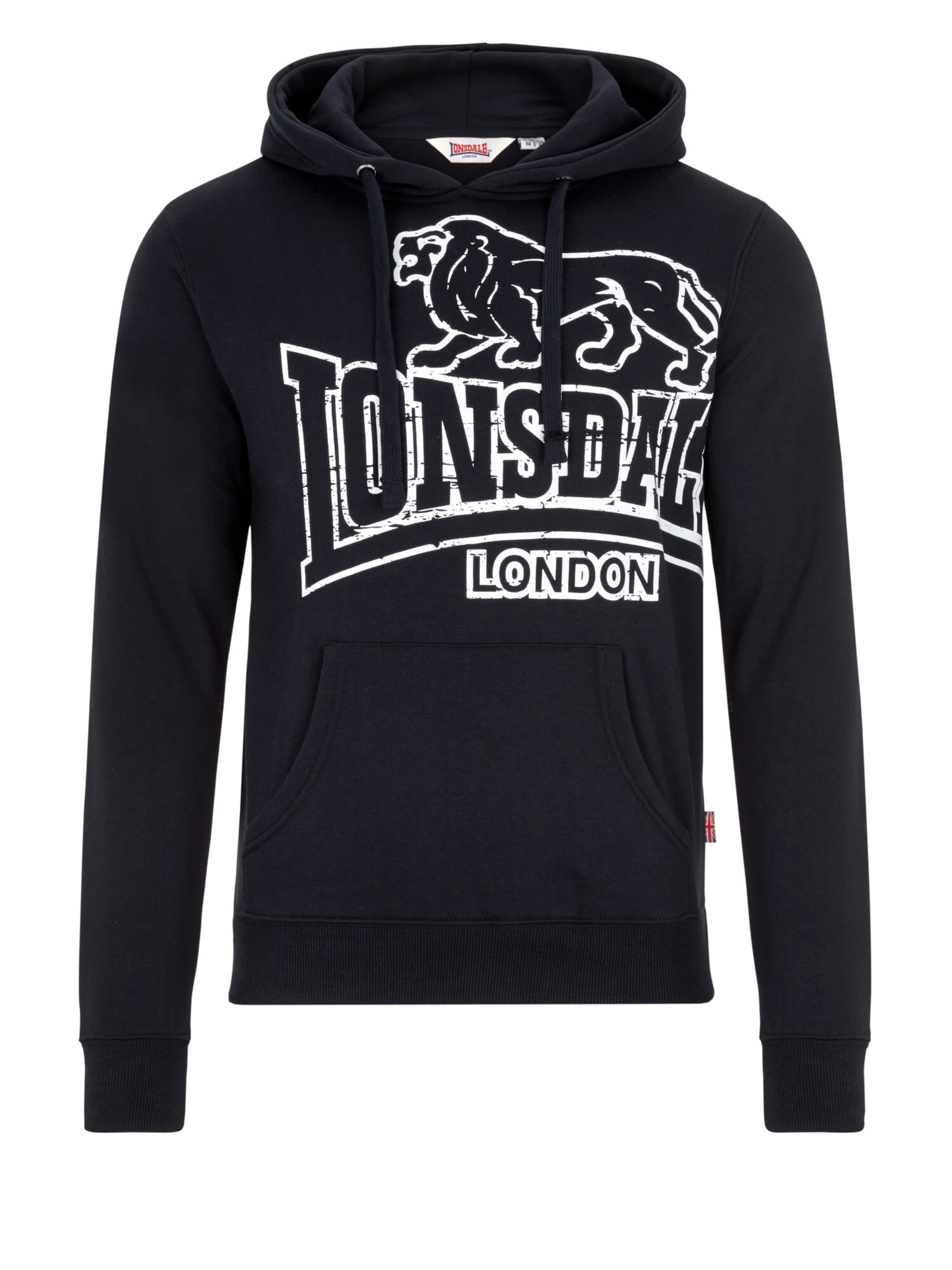 LONSDALE Collegepaita 'Tadley' värissä musta