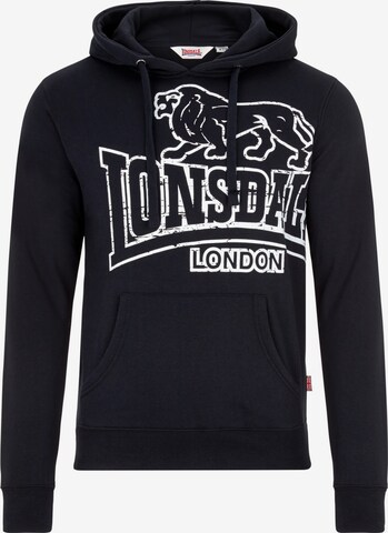 LONSDALE Sweatshirt 'Tadley' in Schwarz