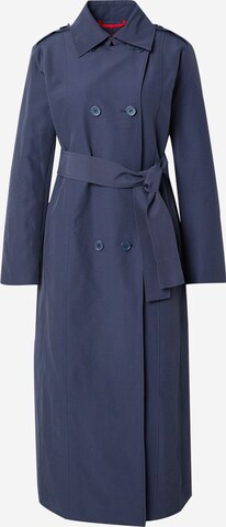 MAX&Co. Between-Seasons Coat 'MILONG' in Blue: front