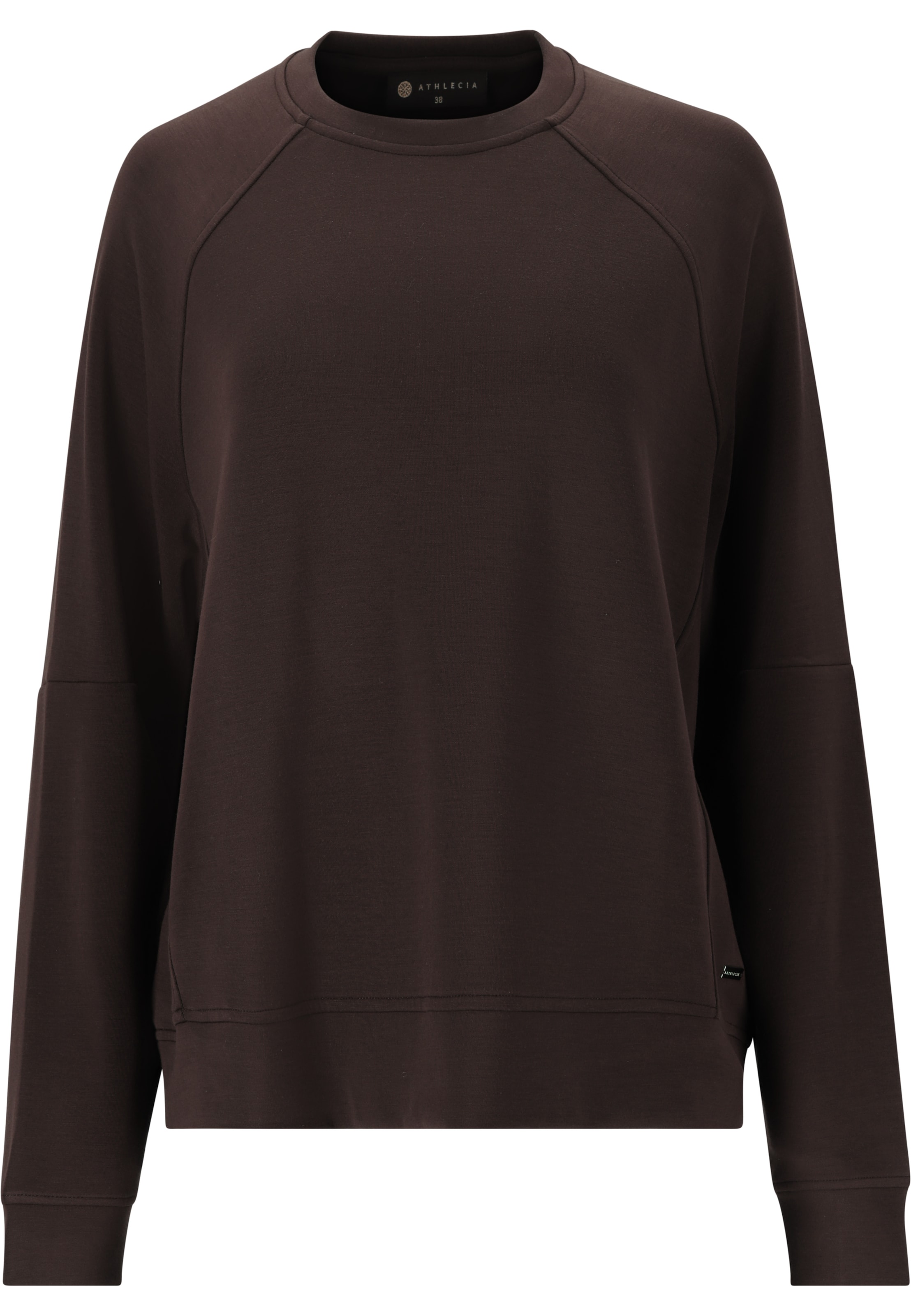 Athlecia Sports sweatshirt 'Jacey' in Brown: front