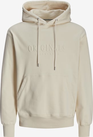 Sweat-shirt 'JORFrederiksberg' JACK & JONES en blanc : devant