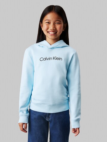 Calvin Klein Jeans Sweatshirt in Blauw: voorkant