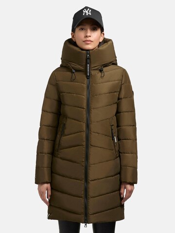 Manteau d’hiver 'Pluz-YM' khujo en vert : devant