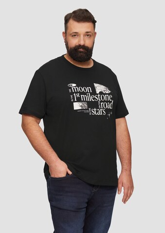 s.Oliver T-Shirt in Schwarz: Vorderseite