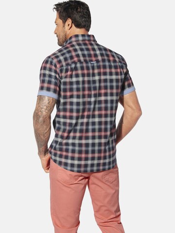 Jan Vanderstorm Regular fit Button Up Shirt 'Edbald' in Blue