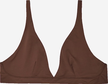 EDITED Triangle Bra 'Hedda' in Brown: front