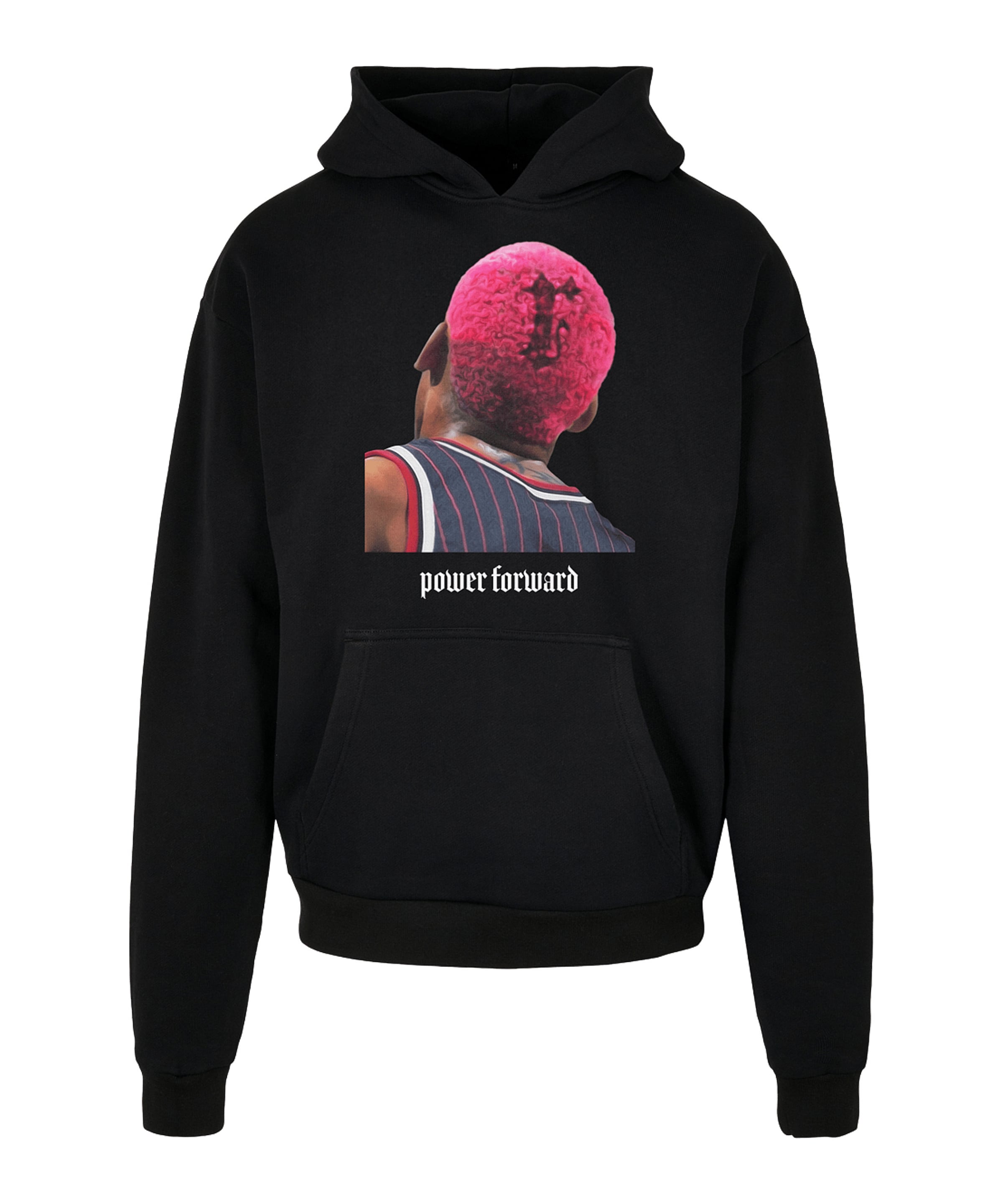 Mister TeeSportska sweater majica - crna boja: prednji dio