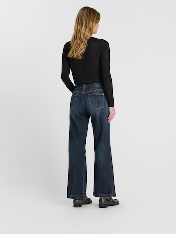 Le Temps Des Cerises Wide leg Jeans in Blauw