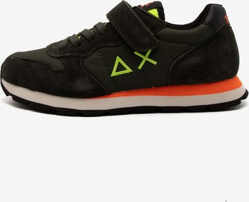 SUN68 Sneakers 'Tom Fluo' in Groen: voorkant