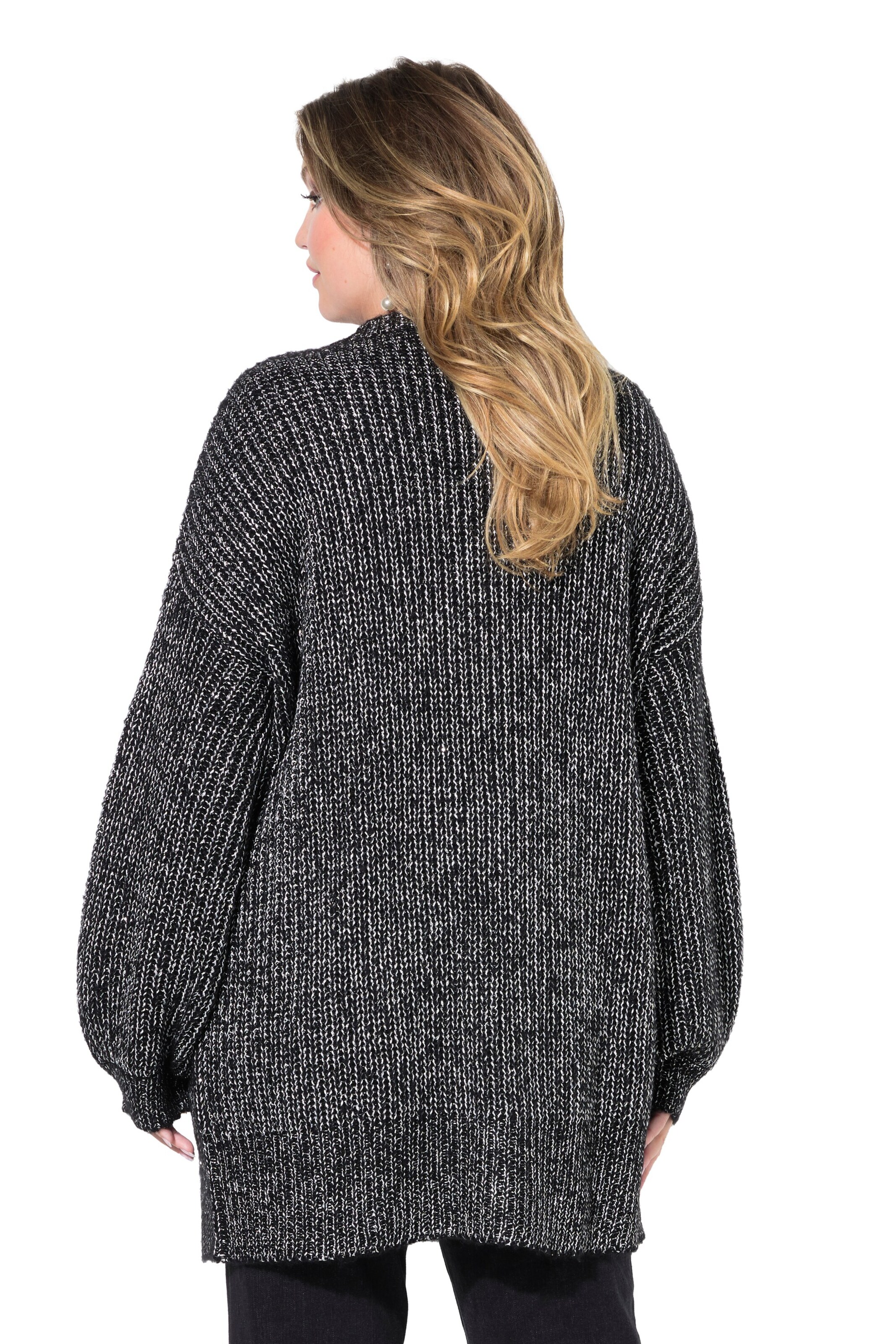 MIAMODA Gebreid vest in Zwart