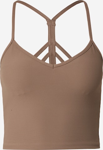 Aim'n Sports Top in Brown: front