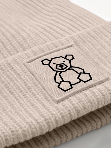 Neverless Mütze 'Teddy Polygon'‌ in Beige