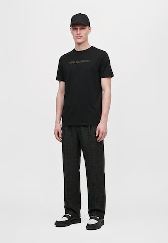 Maglietta di Karl Lagerfeld in nero: frontale