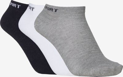 Jette Sport Socken in stone / schwarz / weiß, Produktansicht