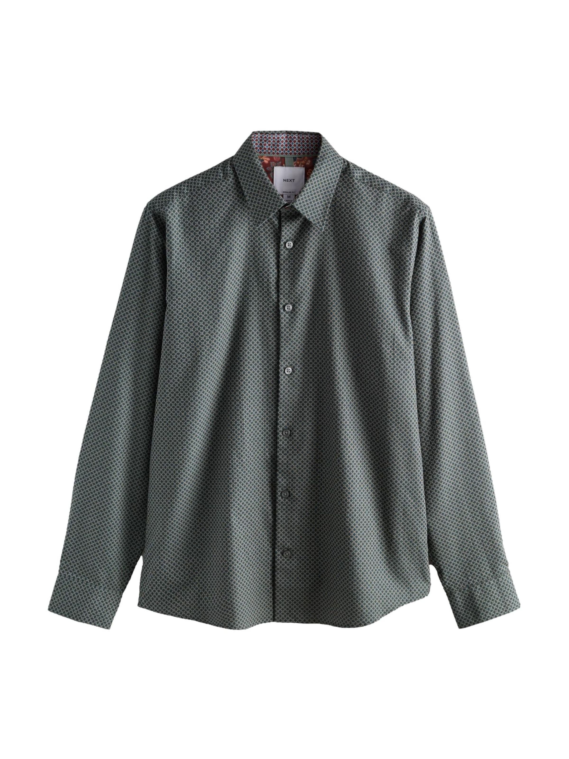 Next Button Up Shirt in Green: front