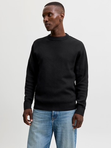 Pull-over 'JWHMILANO' JACK & JONES en noir : devant
