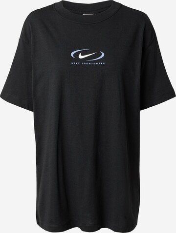 T-shirt Nike Sportswear en noir : devant