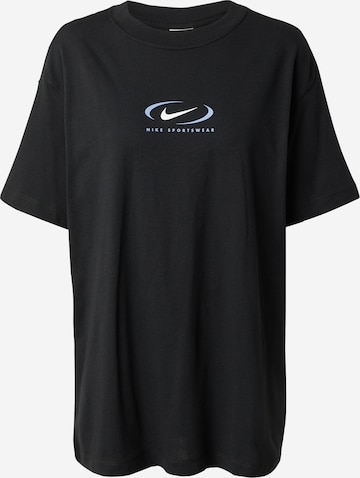 Nike Sportswear T-Shirt in Schwarz: predná strana