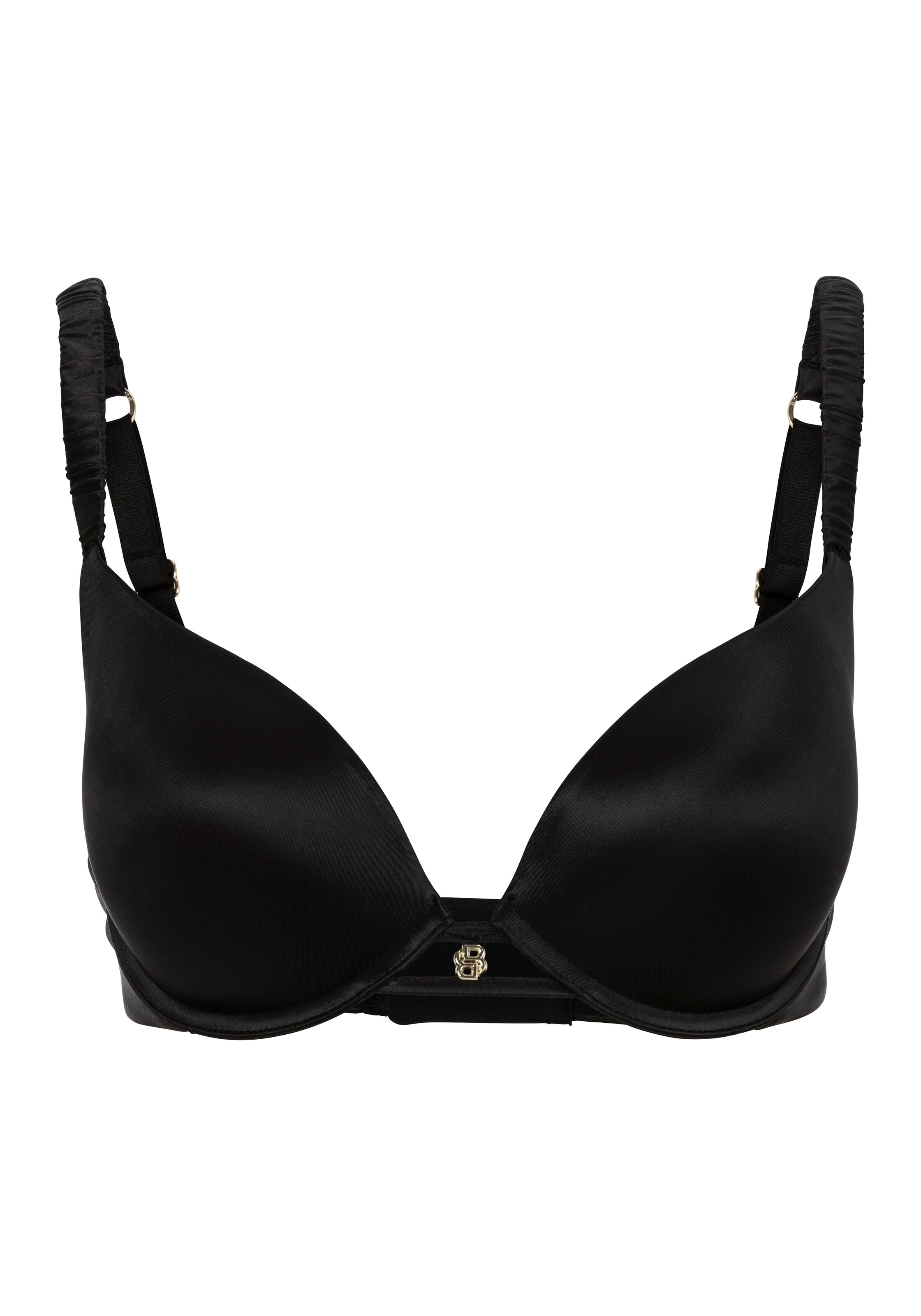 BOSS Push-up BH in Schwarz: Vorderseite
