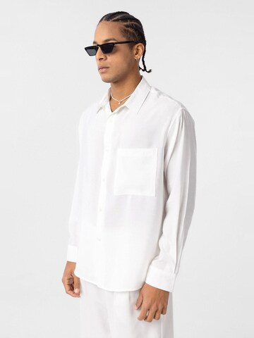 Dandalo Comfort fit Button Up Shirt in White